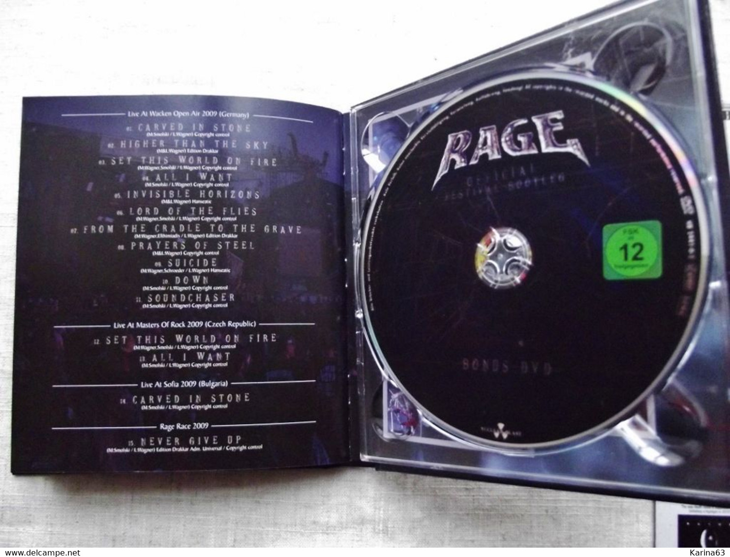 Rage  ‎– Strings To A Web - 2010 - Limited Ed. Booklet