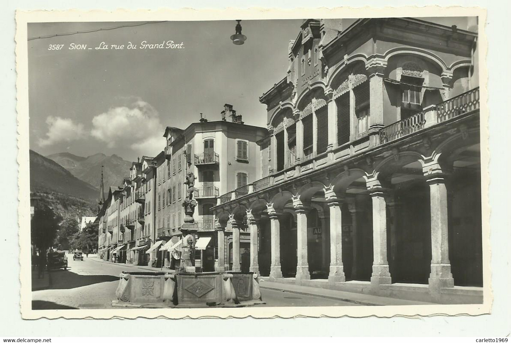 SION - LA RUE DU GRAND PONT - NV FP - Sion