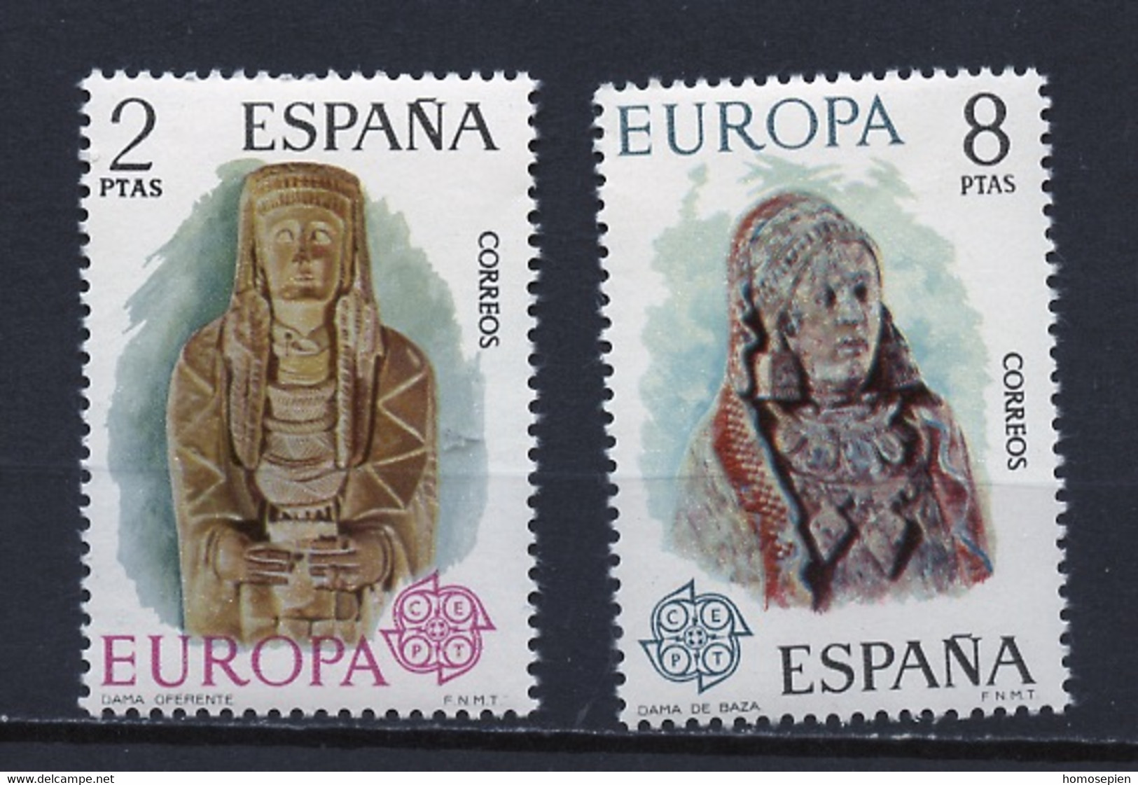 Europa CEPT 1974 Espagne - Spain - Spanien Y&T N°1829 à 1830 - Michel N°2072 à 2073 *** - 1974