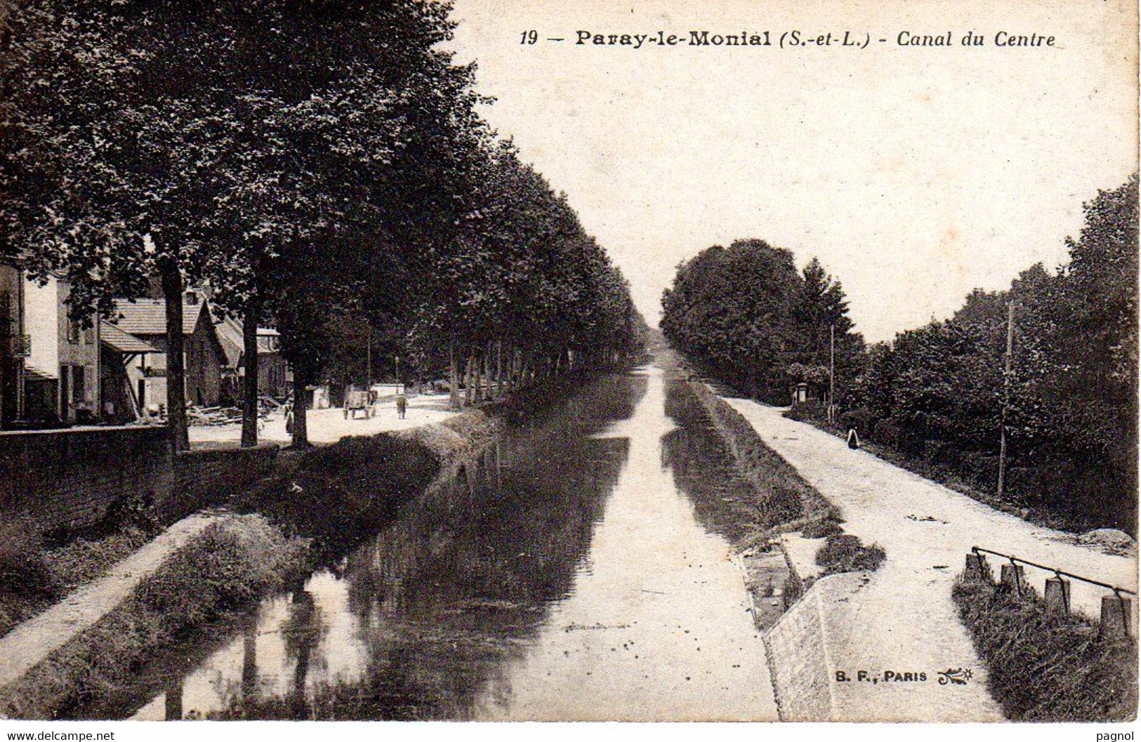 Canaux - Péniches : 71 : Paray-le-Monial : Canal Du Centre - Binnenschepen