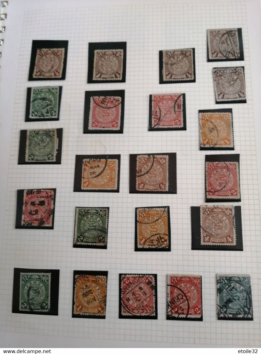 Chine/China Belle Collection D'anciens Type "petits Dragons" Oblitérés. Forte Cote. B/TB. A Saisir! - Used Stamps