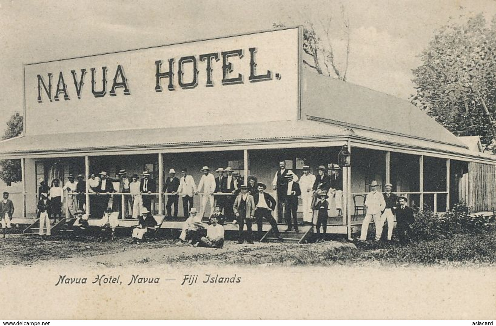 Fiji  Islands. Navua Hotel , Navua  Undivided Back. - Figi