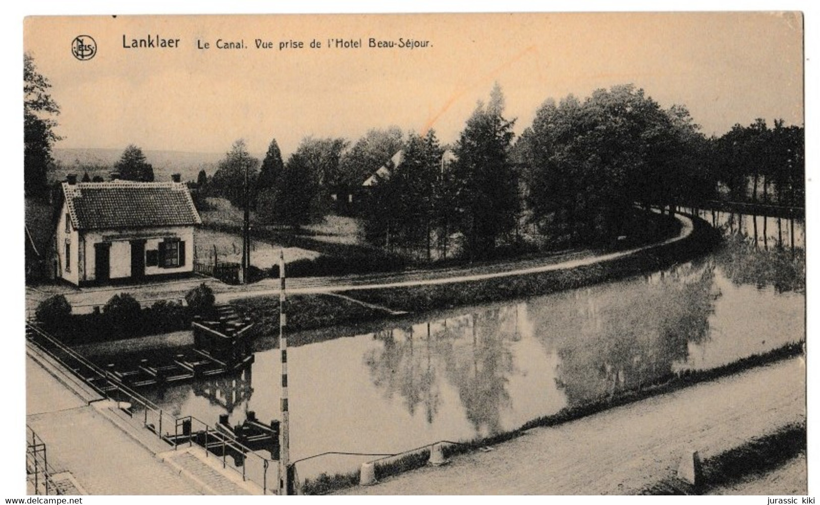 Lanklaer - Le Canal. Vu Prise De L'Hôtel Beau-Séjour - Dilsen-Stokkem