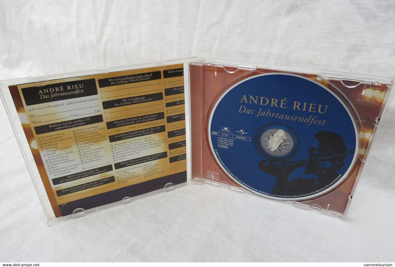 CD "André Rieu" Das Jahrtausendfest - Instrumentaal