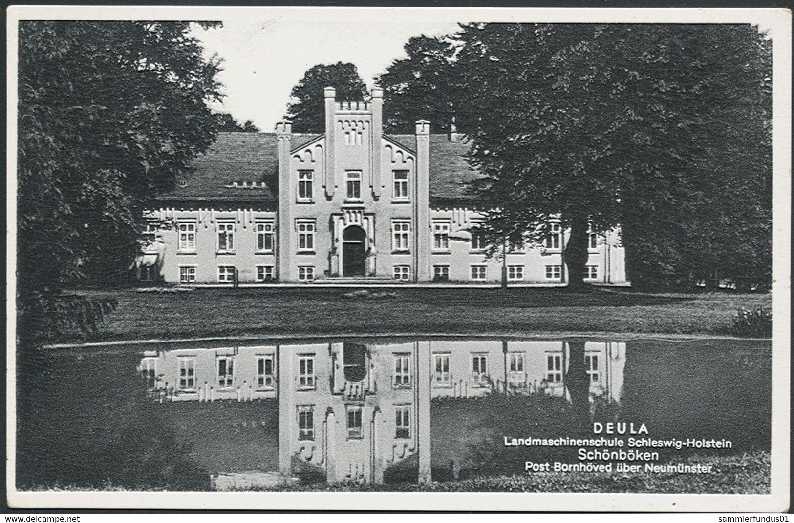 AK/CP Gut Schönböken Ruhwinkel  Deula  Bornhöved  Neumünster   Ungel./uncirc. 1950  Erhaltung/Cond. 1-   Nr. 01245 - Neumünster