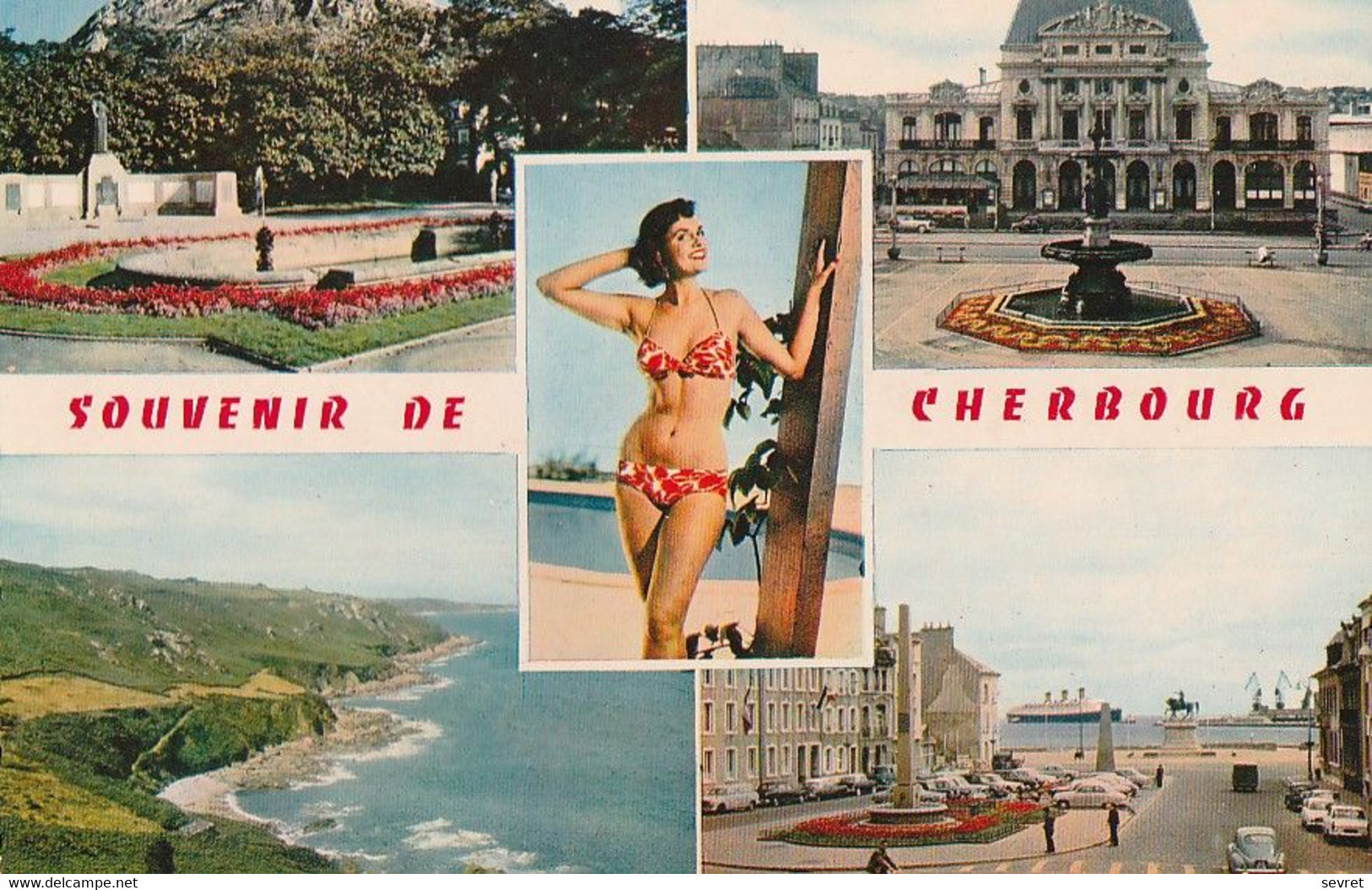 CHERBOURG   Souvenir De ..Multivue     CPM - Cherbourg