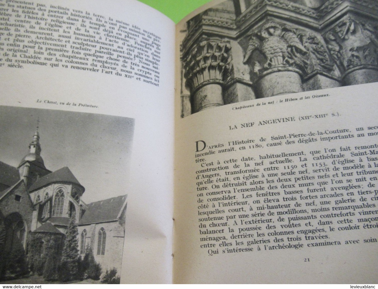 Fascicule Historique/ Notre Dame de la Couture ( Le Mans)/Abbé Henry BRANTHOMME/Aulard/1948                       PGC418