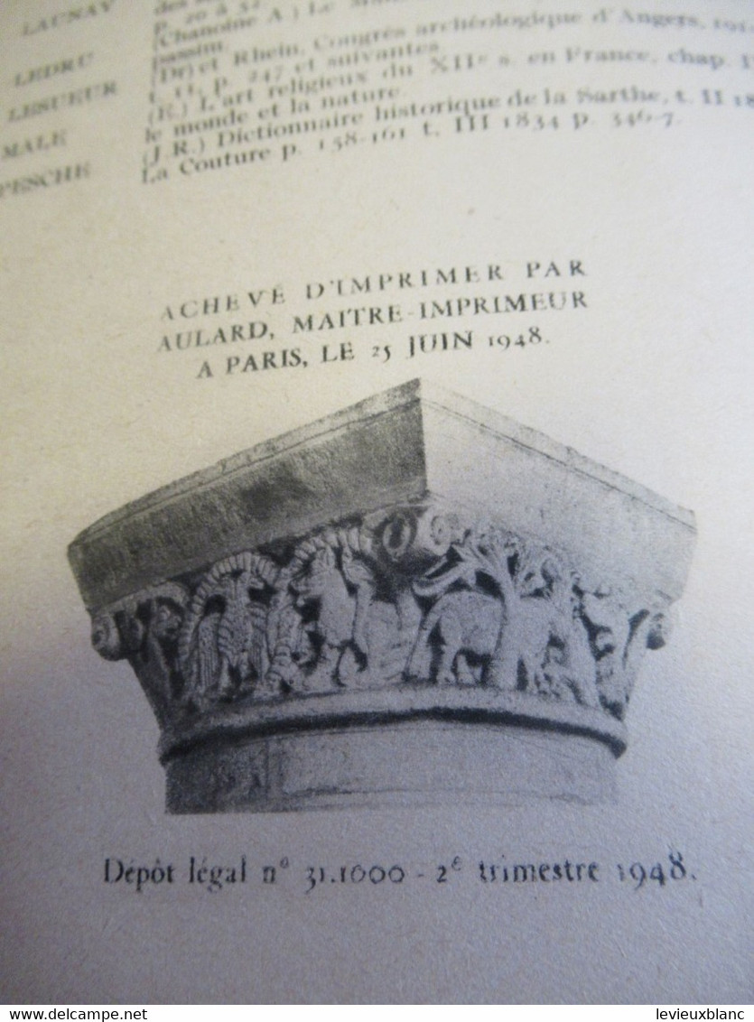 Fascicule Historique/ Notre Dame de la Couture ( Le Mans)/Abbé Henry BRANTHOMME/Aulard/1948                       PGC418