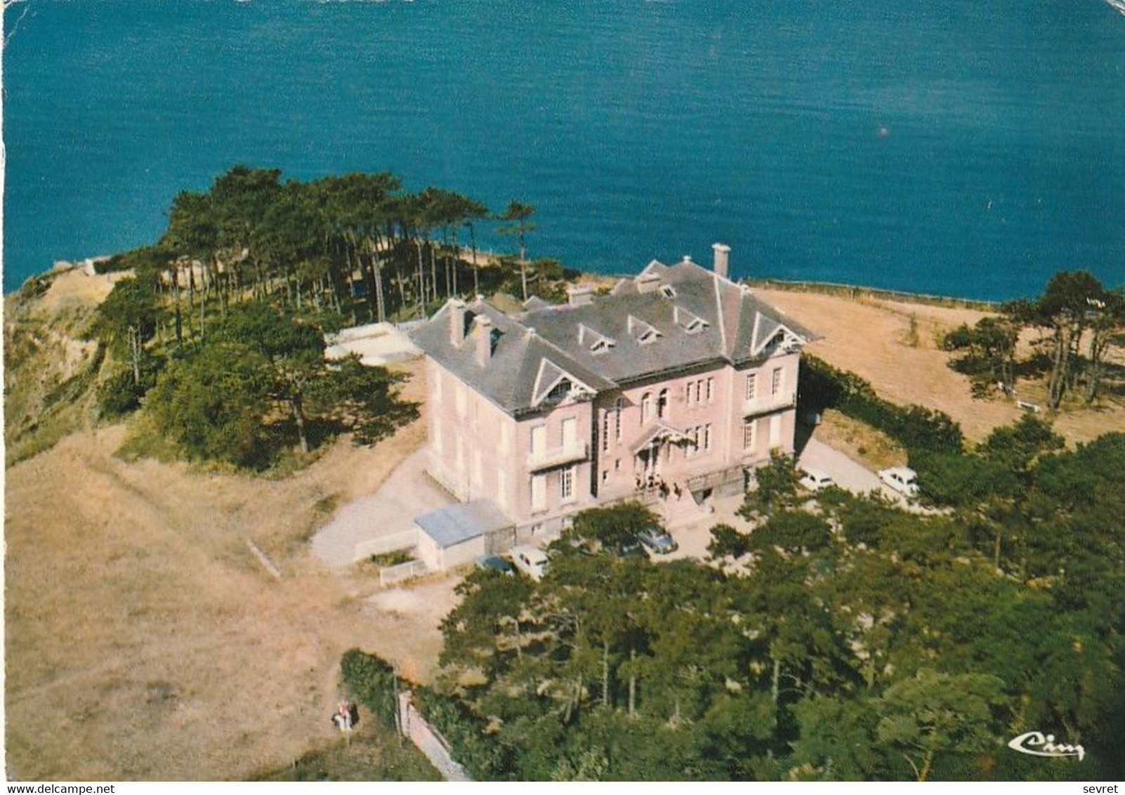 GRANVILLE. - Vue Aérienne. Le Château De La Crête. Carte Rare - Granville