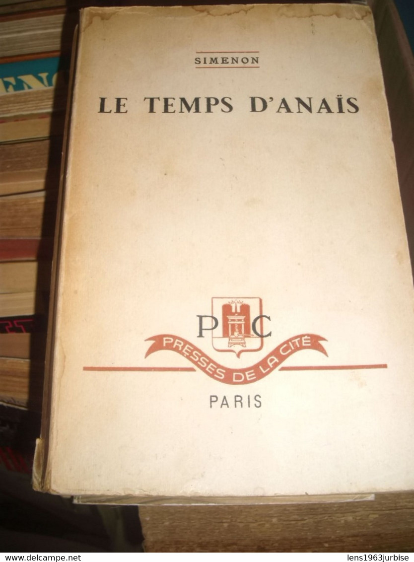 SIMENON Georges ,Le Temps D' Anaïs - Autori Belgi