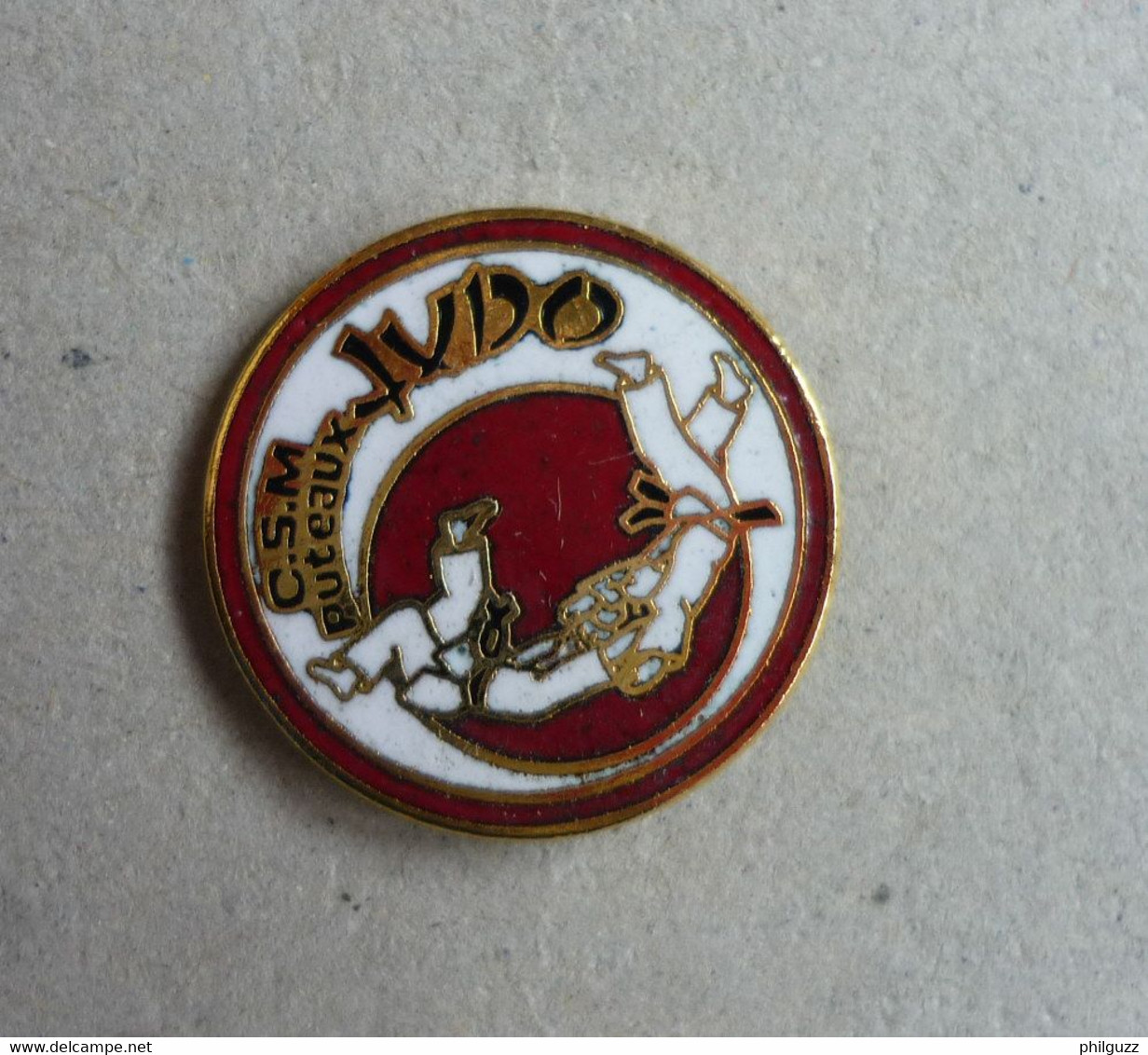 PIN'S JUDO C.S.M. Club Sportif Municipal De Puteaux JUDO Email Grand Feu - Judo