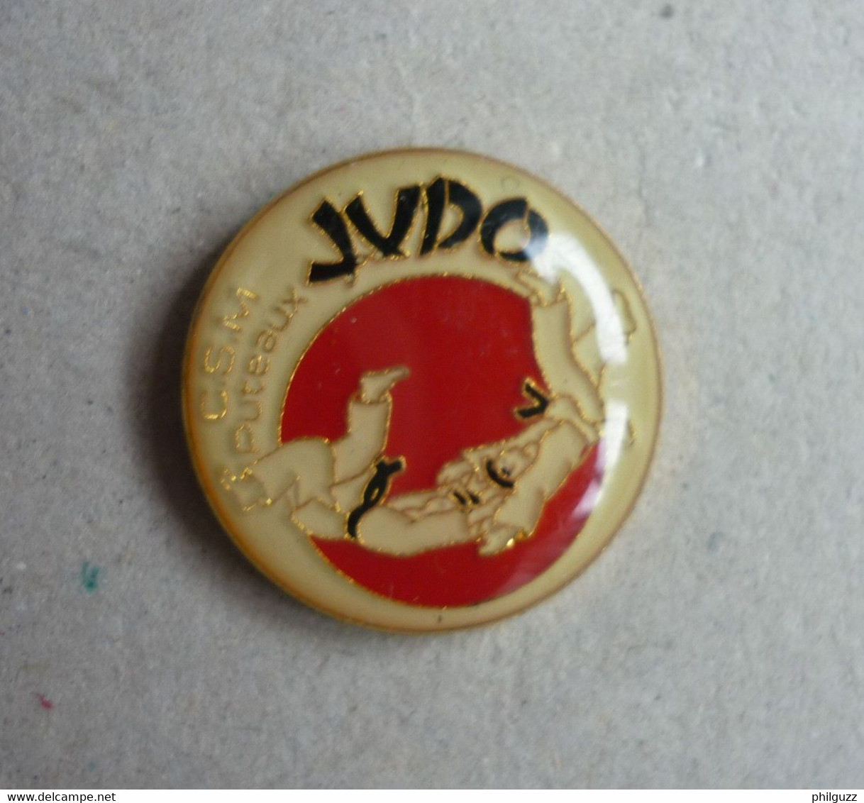 PIN'S JUDO C.S.M. Club Sportif Municipal De Puteaux JUDO Epoxy - Judo