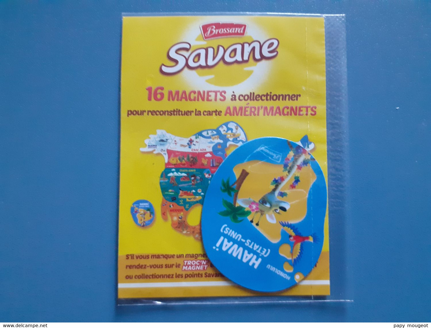 Brossard Savane - 16 Magnets Carte AMERI'MAGNETS - Hawaï (1) - Reclame