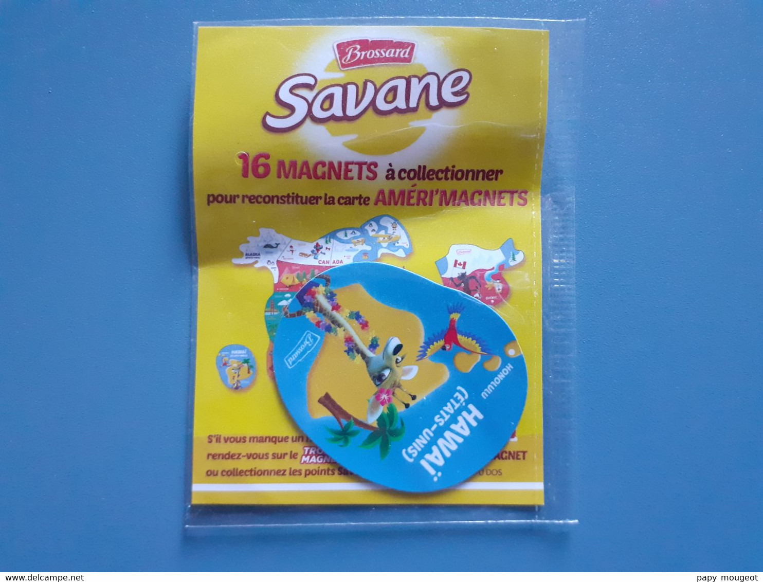 Brossard Savane - 16 Magnets Carte AMERI'MAGNETS - Hawaï (2) - Reklame