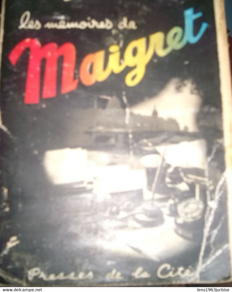 SIMENON Georges, Les  Mémoires De Maigret - Autori Belgi