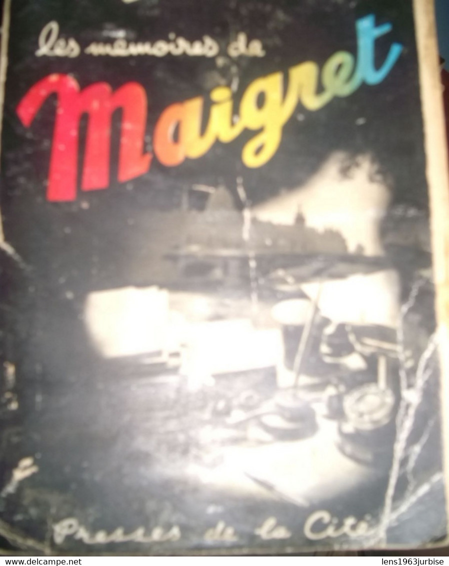SIMENON Georges, Les  Mémoires De Maigret - Belgian Authors