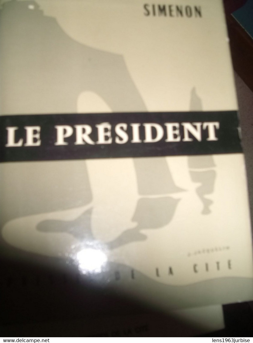 SIMENON Georges, Le Président - Auteurs Belges