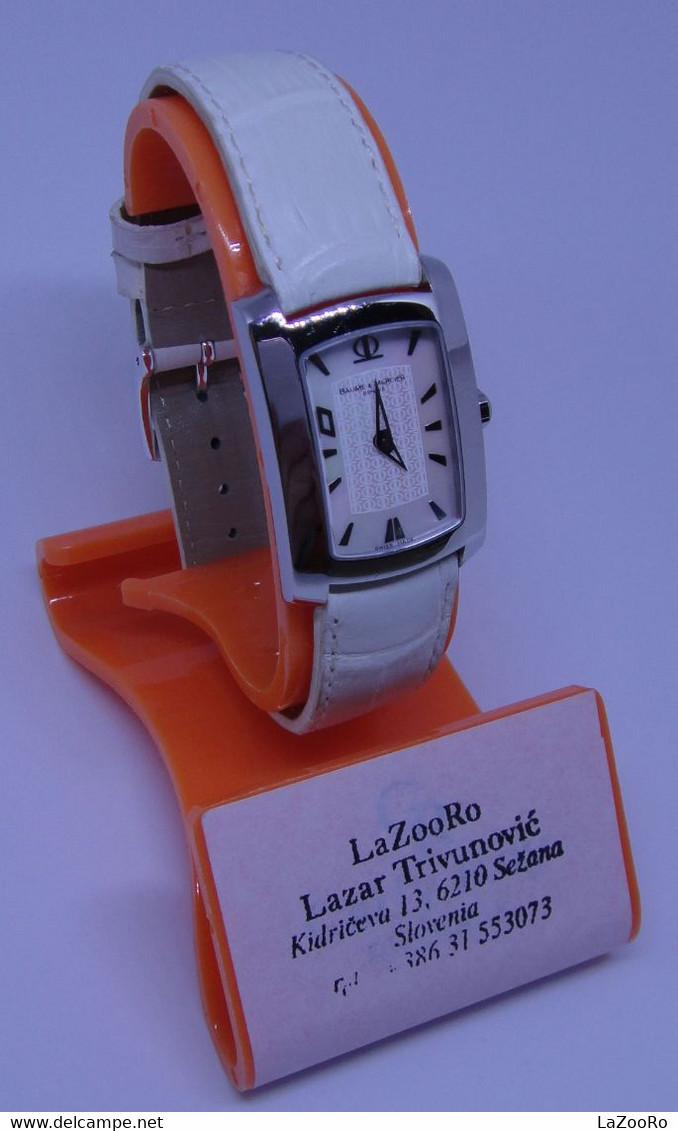 LaZooRo: Fashion BAUME & MERCIER, Hampton 10 Years, Quartz Watch  - 3 Atm - Model Hampton 10 - Reference 65465 - Horloge: Luxe