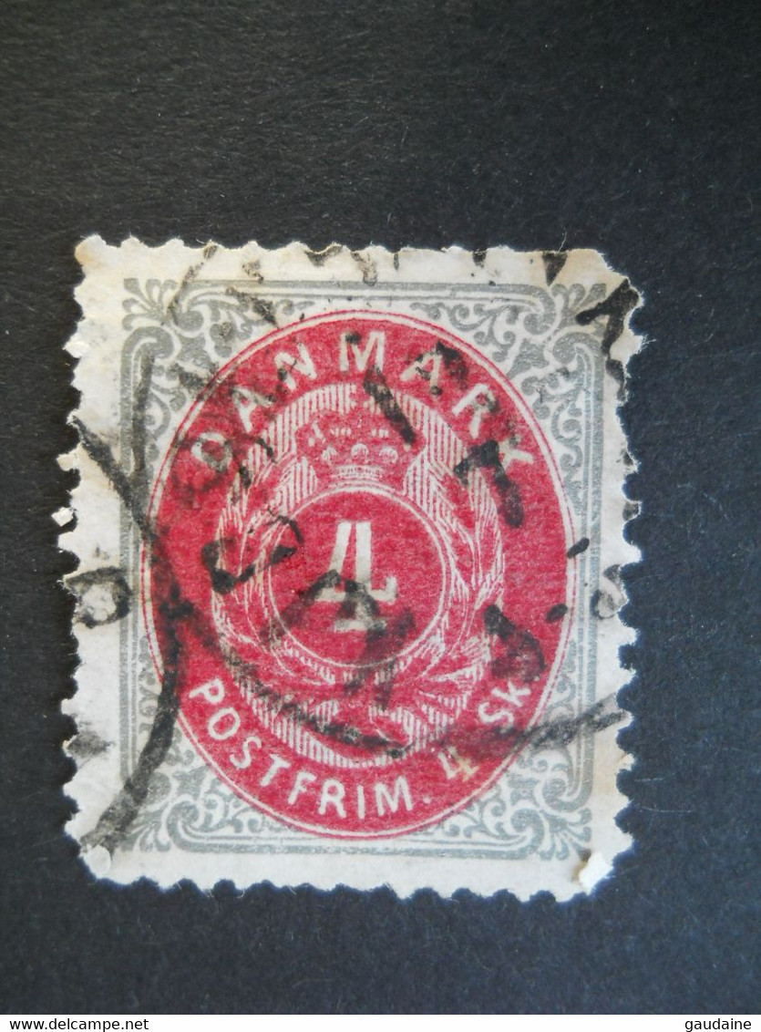 DANEMARK - Y&T N°18 - 1870 - 4s - DANMARK - Andere & Zonder Classificatie