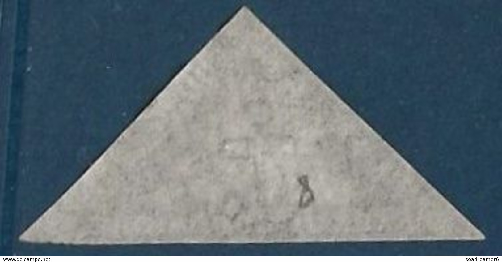 Cap Of Good Hope N°8 (slate/blue Gibbons N°19b) 4 Pence Ardoise Bleu Oblitéré Leger TTB - Kaap De Goede Hoop (1853-1904)