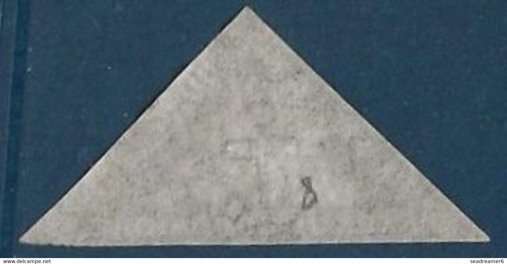 Cap Of Good Hope N°8 (slate/blue Gibbons N°19b) 4 Pence Ardoise Bleu Oblitéré Leger TTB - Cap De Bonne Espérance (1853-1904)