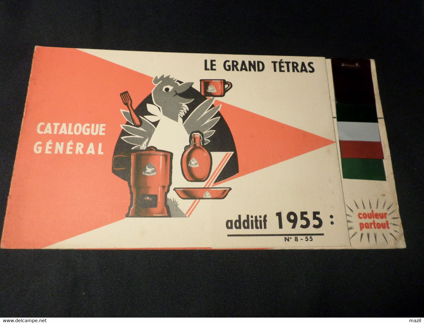 LE GRAND TETRAS   BELLEGARDE  AIN   CATALOGUE  CAMPING    1951 - Sport & Tourismus