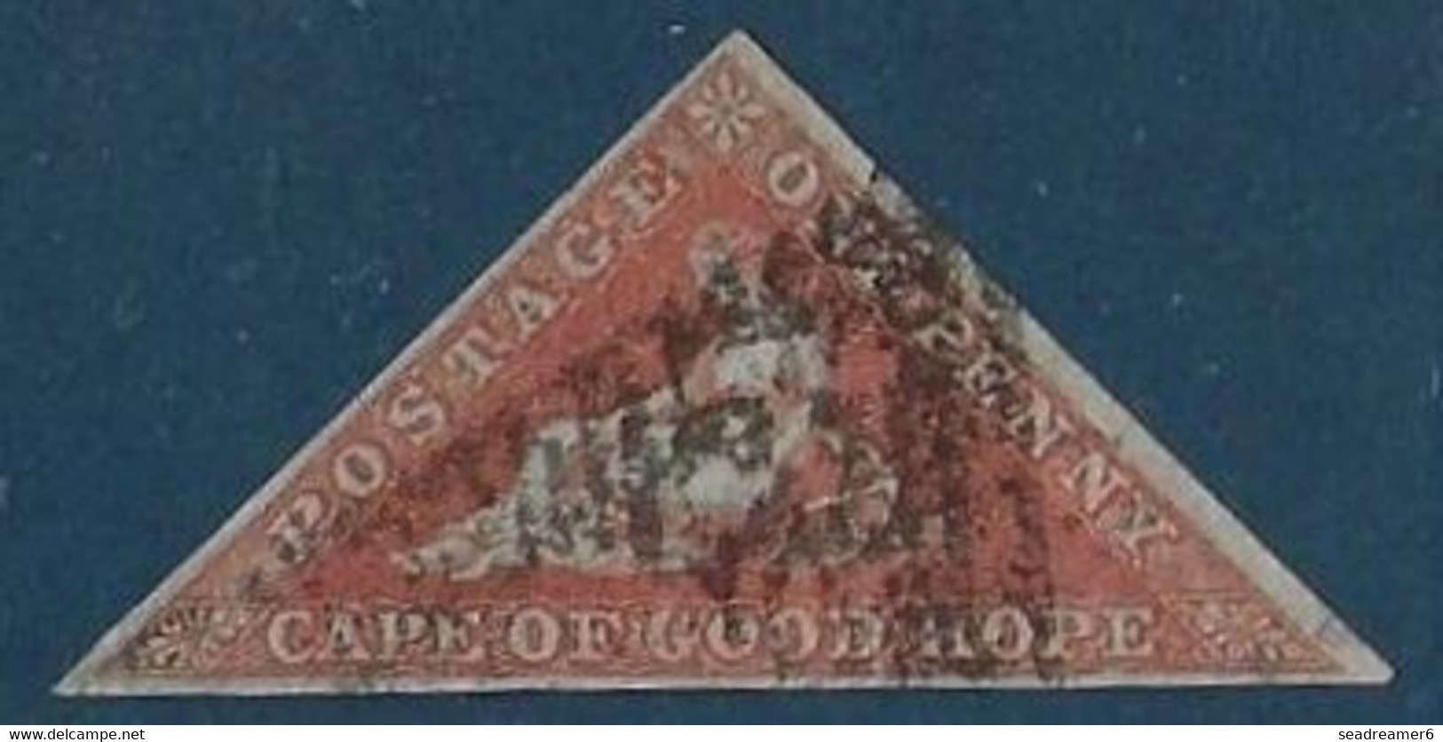 Cap Of Good Hope N°1 1 Penny Obl TTB - Kaap De Goede Hoop (1853-1904)