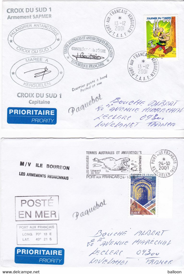 TAAF - Lot De 15 Enveloppes De Kerguelen - Collections, Lots & Séries