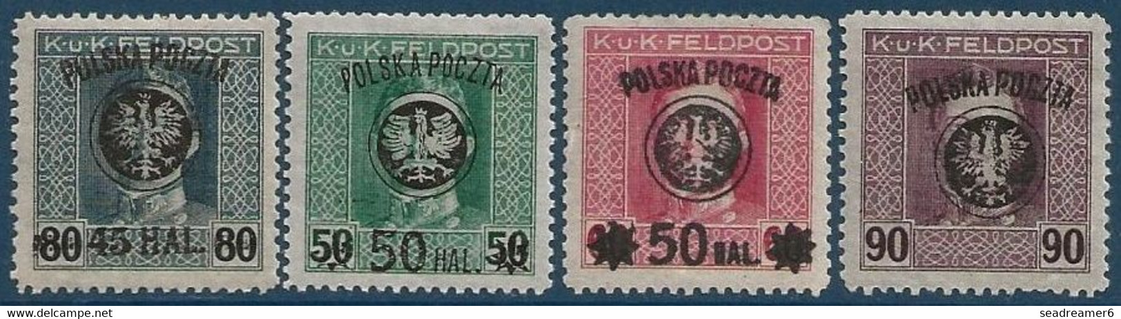 Pologne N°99 à 107* Sauf 102 Oblitéré...TTB - Unused Stamps