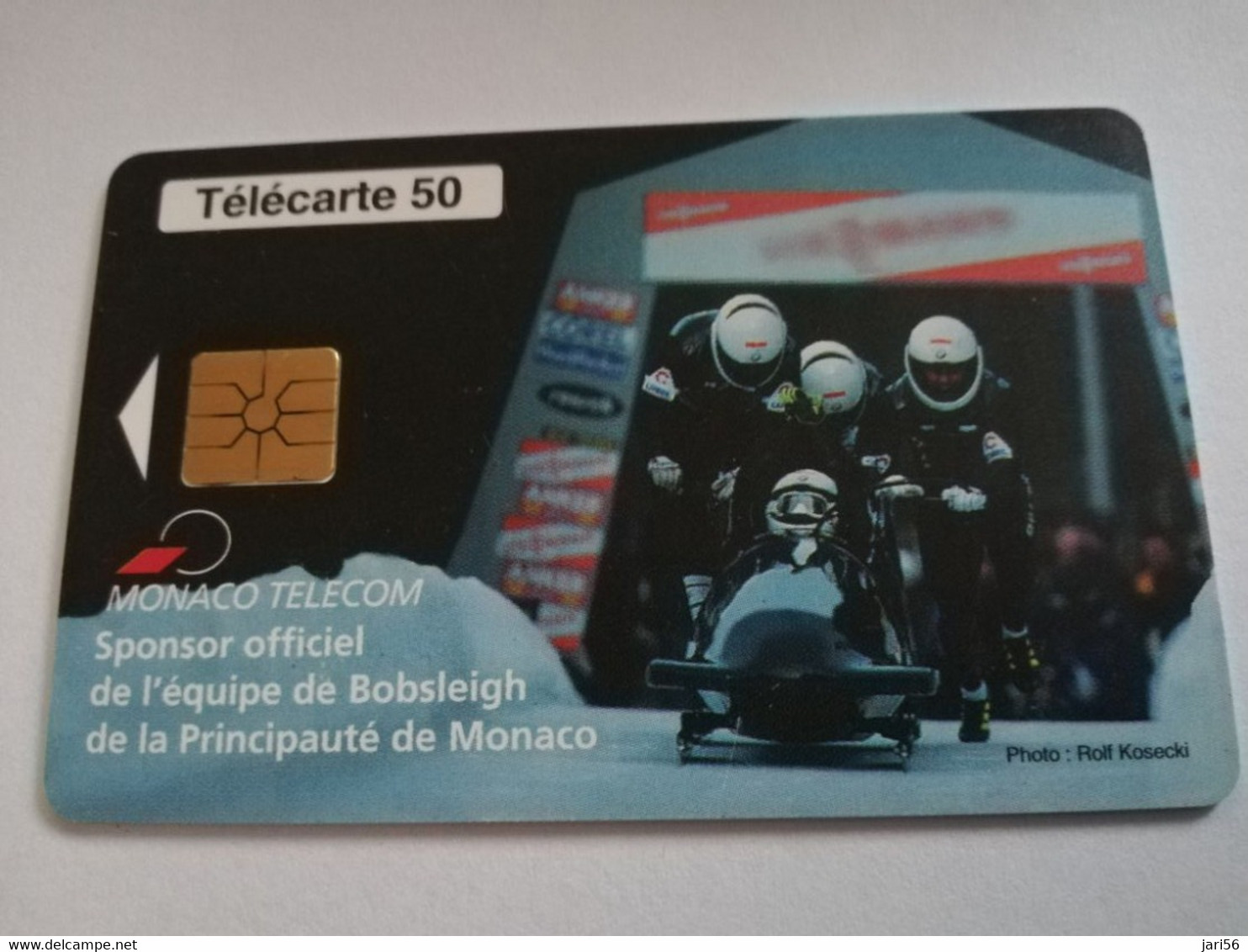 MONACO CHIPCARD  50 UNITS BOBSLEIGH/ BOBSLEE    Fine Used Card   ** 3946 ** - Monace