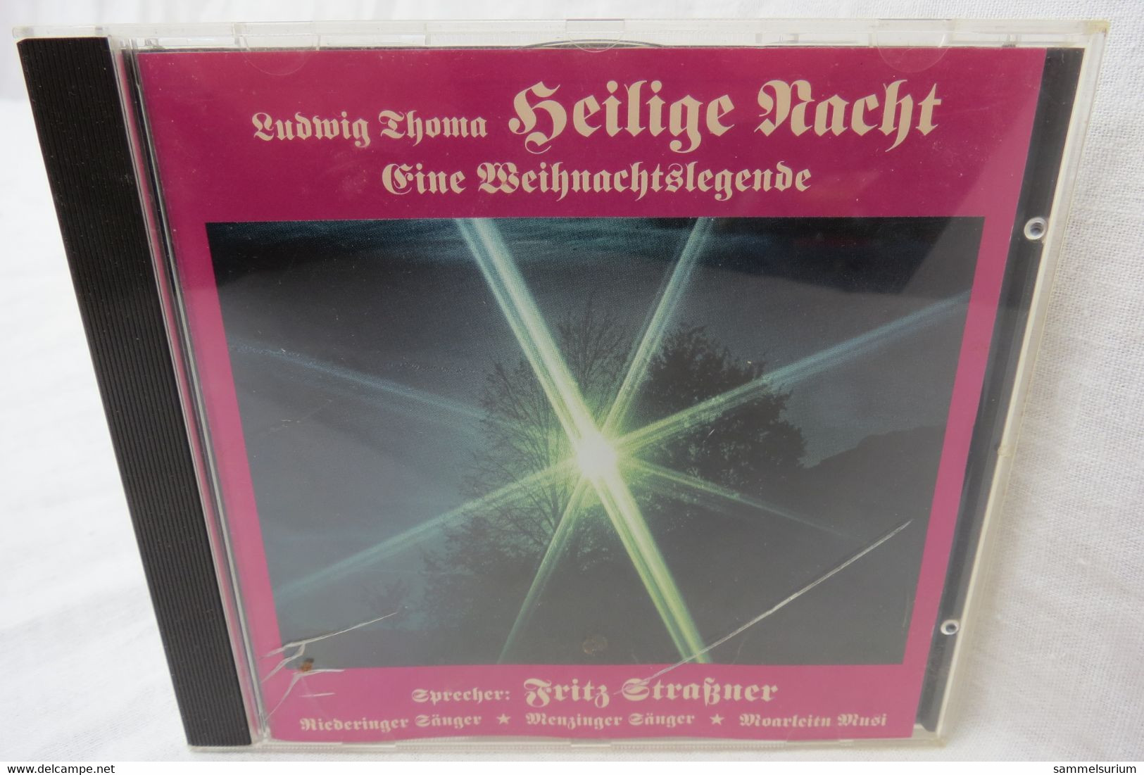 CD "Ludwig Thoma Heilige Nacht" Eine Weihnachtslegende, Sprecher Fritz Straßer - Navidad