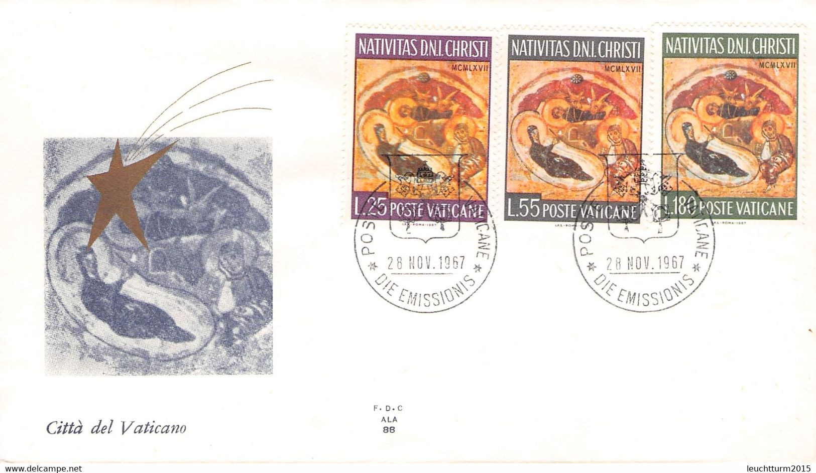 VATICAN - COLLECTION 20 FDC /GA36