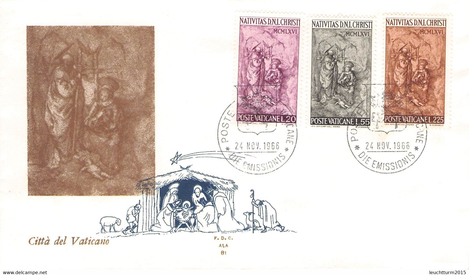 VATICAN - COLLECTION 20 FDC /GA36