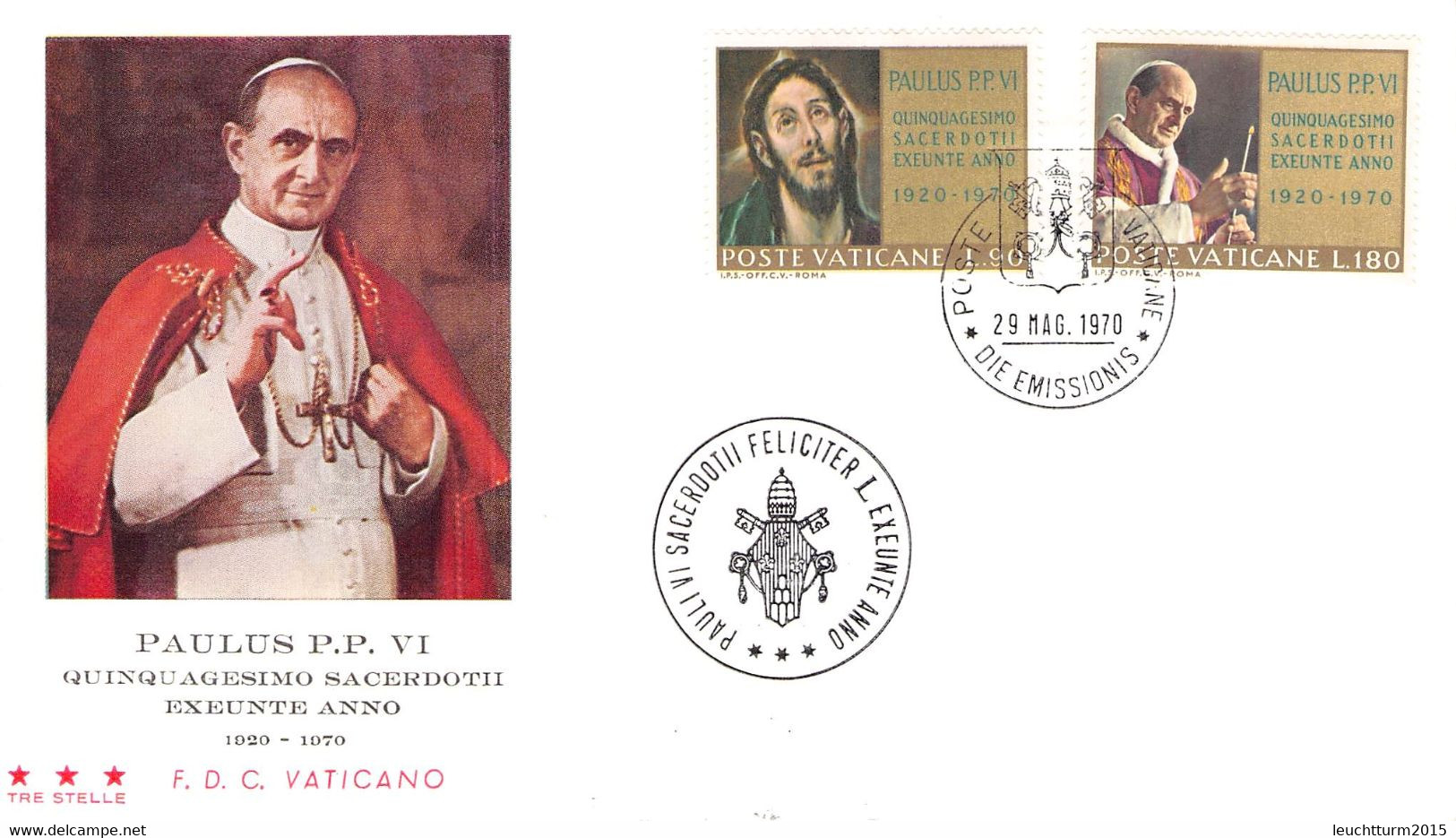 VATICAN - COLLECTION 20 FDC /GA36