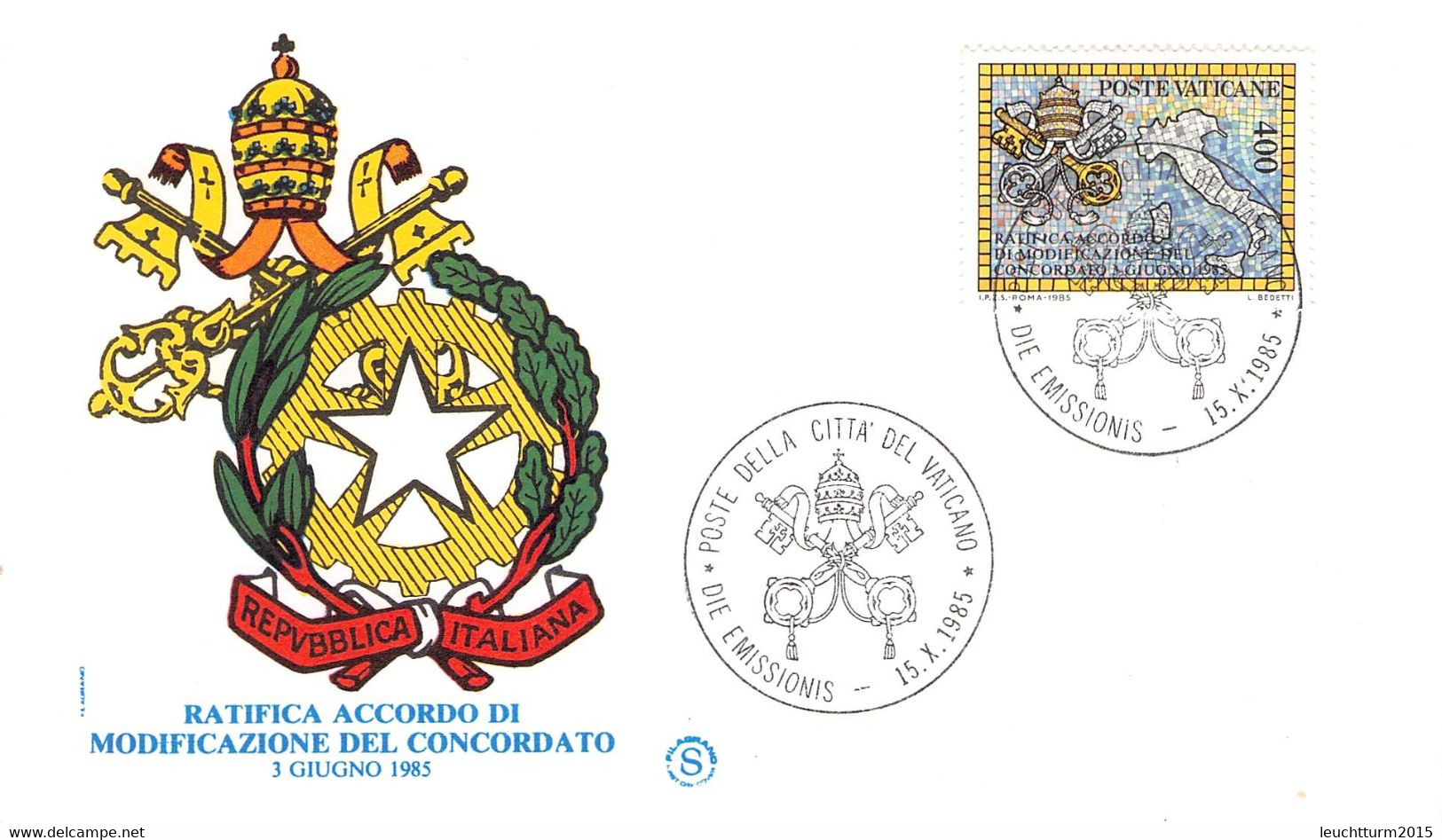 VATICAN - COLLECTION 20 FDC /GA36