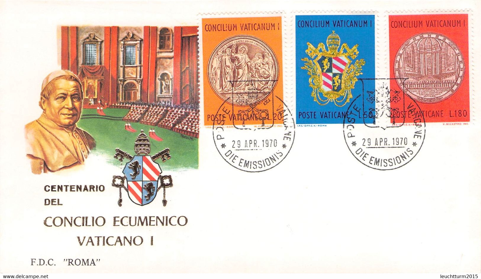 VATICAN - COLLECTION 20 FDC /GA36