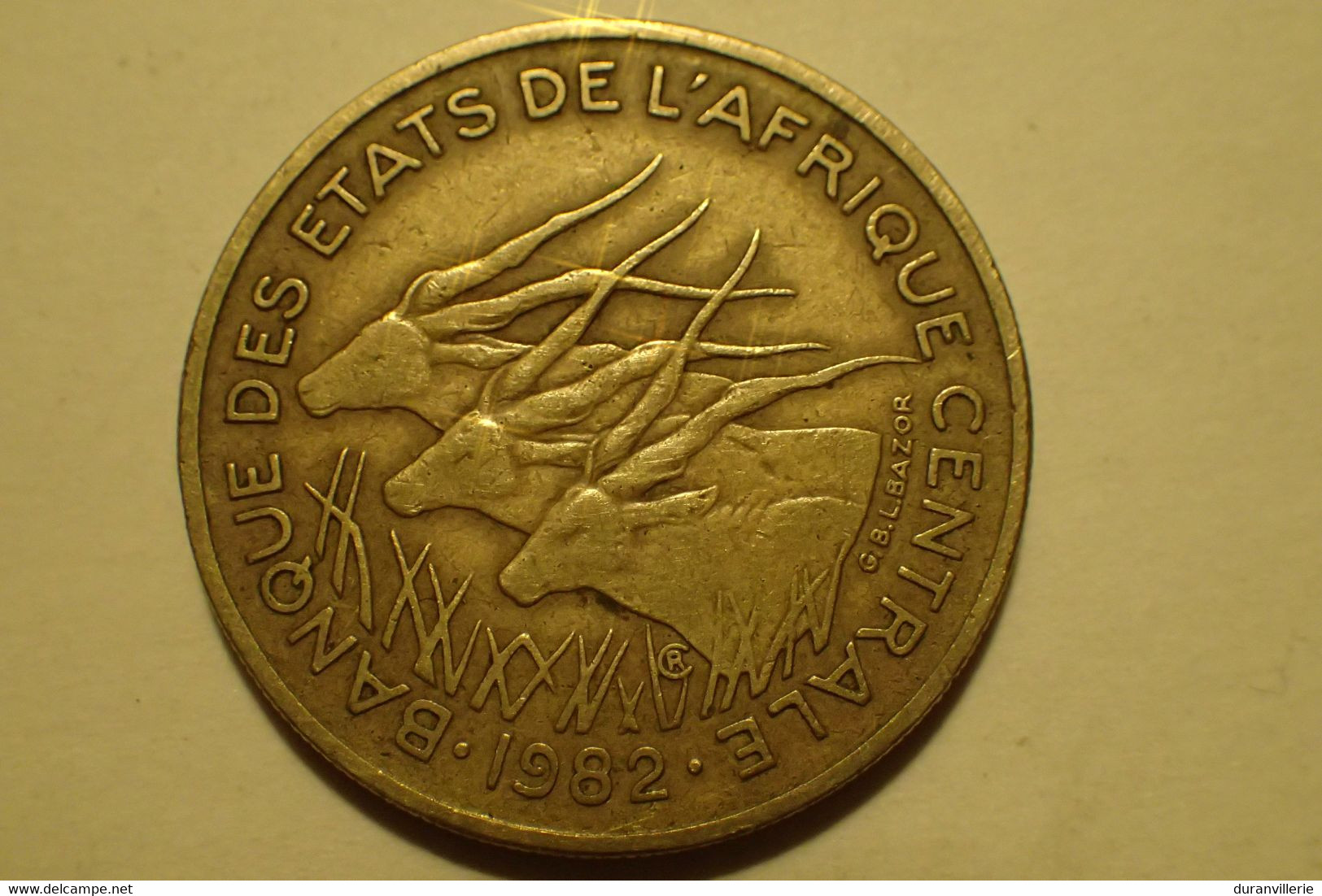 Monnaie, États De L'Afrique Centrale, 25 Francs, 1982, Paris, TTB, Nickel - Centraal-Afrikaanse Republiek