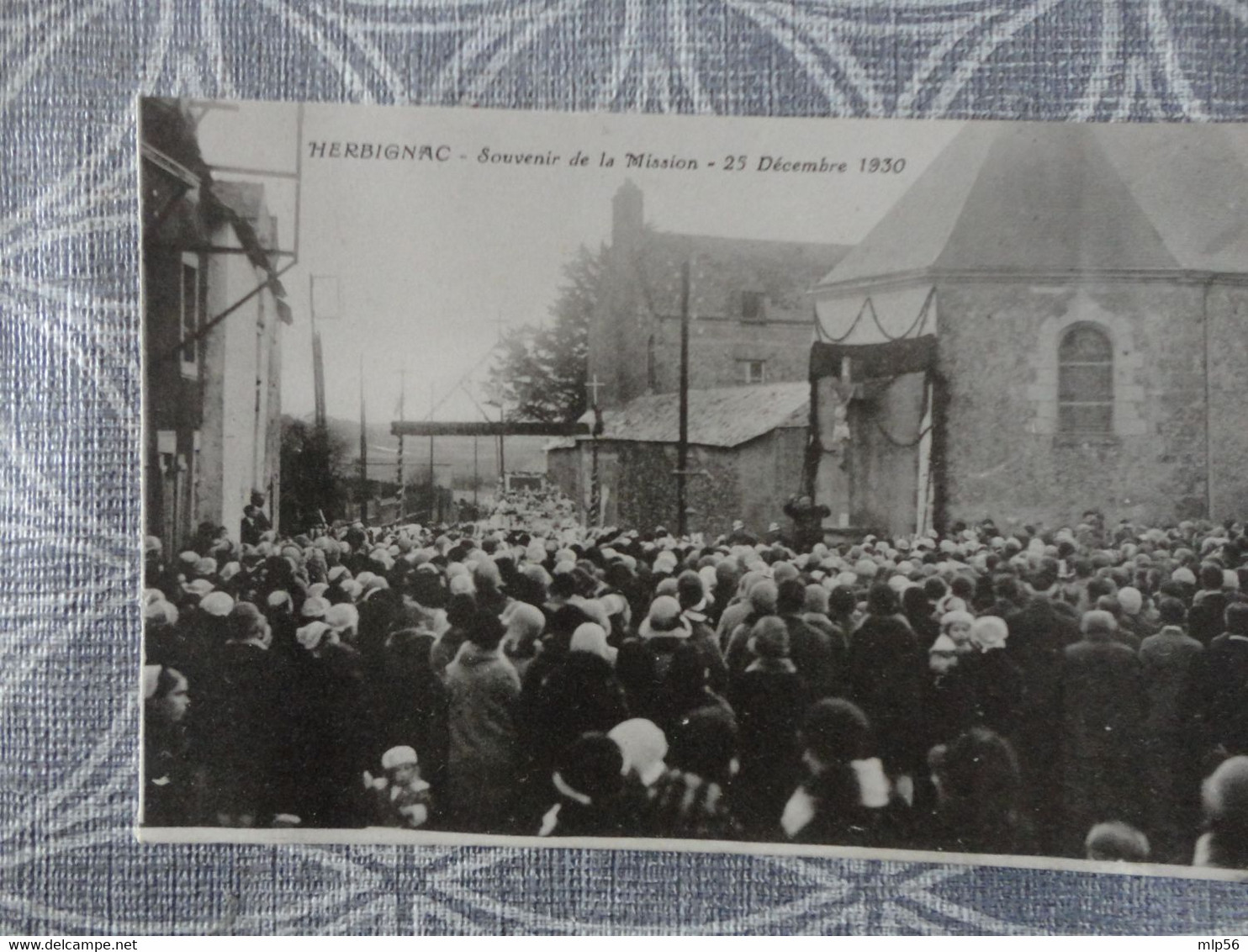 44 HERBIGNAC SOUVENIR DE LA MISSION 23 DECEMBRE 1910 E - Herbignac