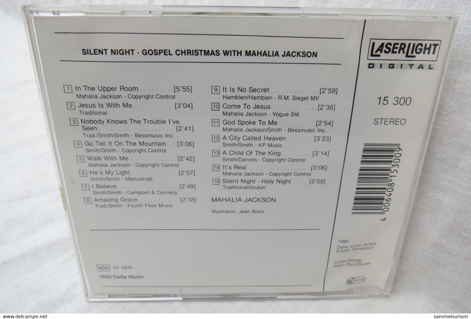 CD "Mahalia Jackson" Silent Night Gospel Christmas - Navidad
