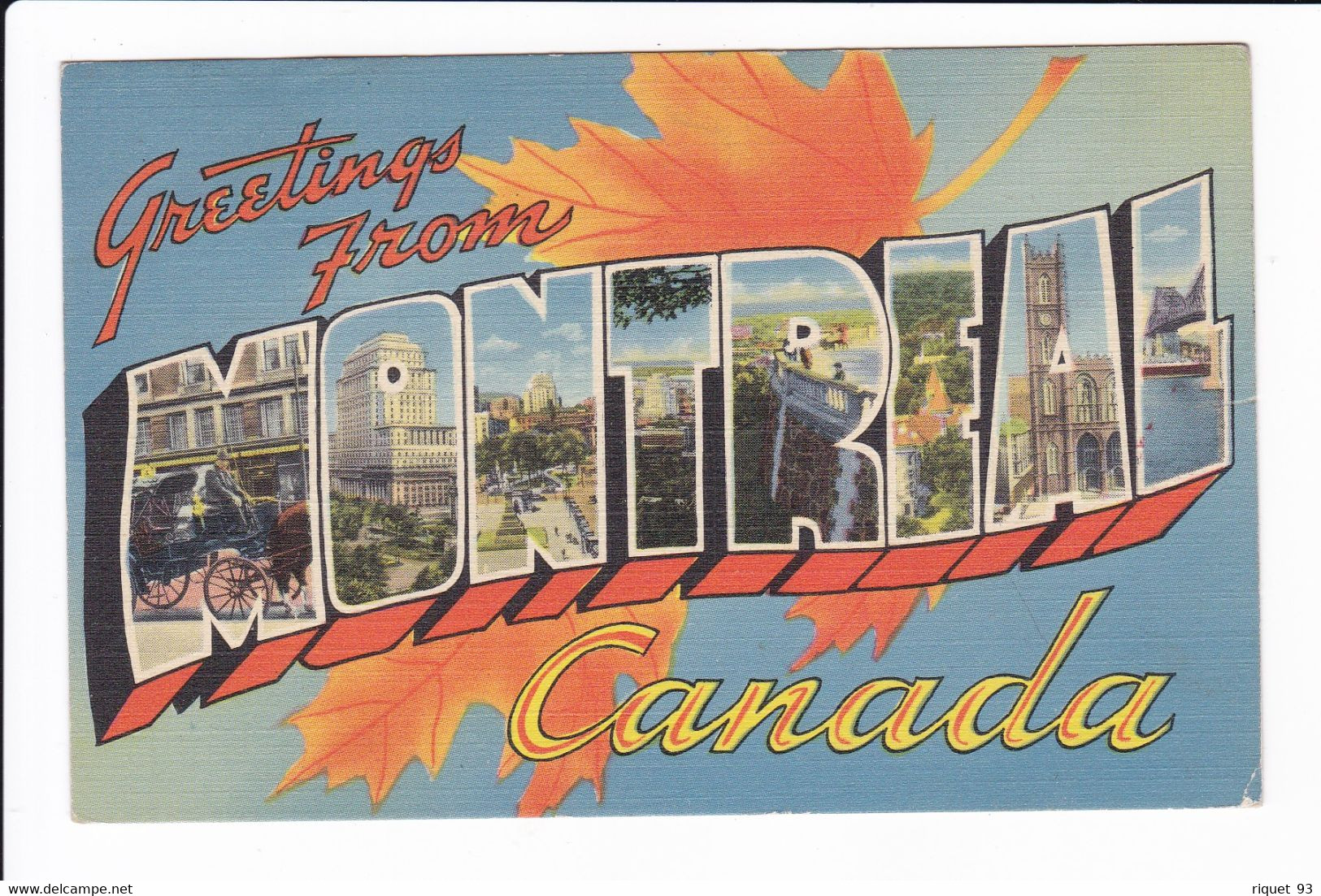 Greetings From MONTREAL - Canada - Montreal
