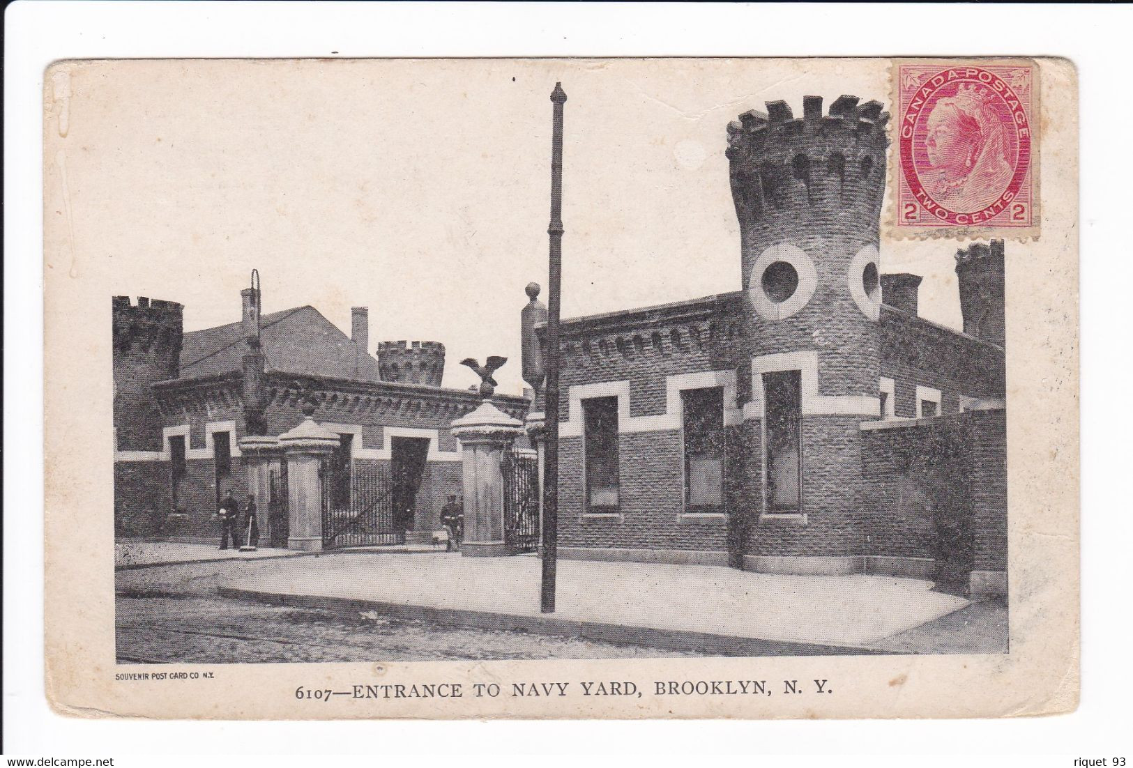 6107 - ENTRANCE TO NAVY YARD, BROOKLYN, N.Y. - Brooklyn