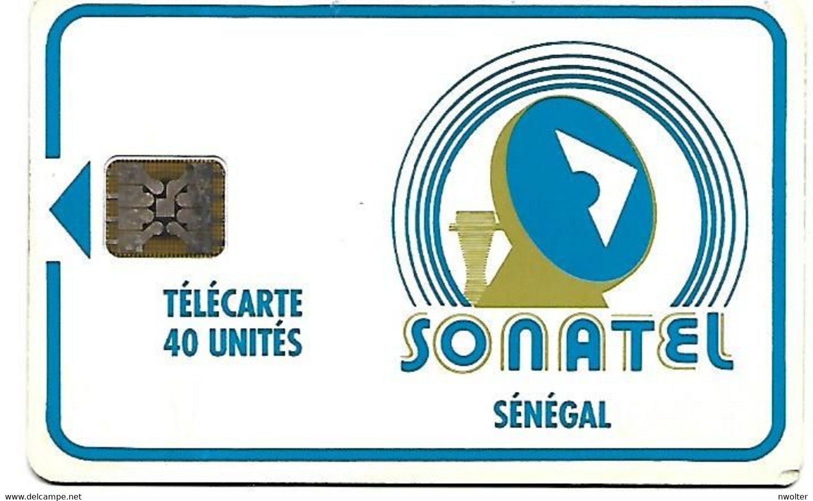 @+ Sénégal - 40U - SC5 - N°C31141010 - REF : Codes Colnect SN-SON-0015C - MV Cards SEN-14e - Senegal