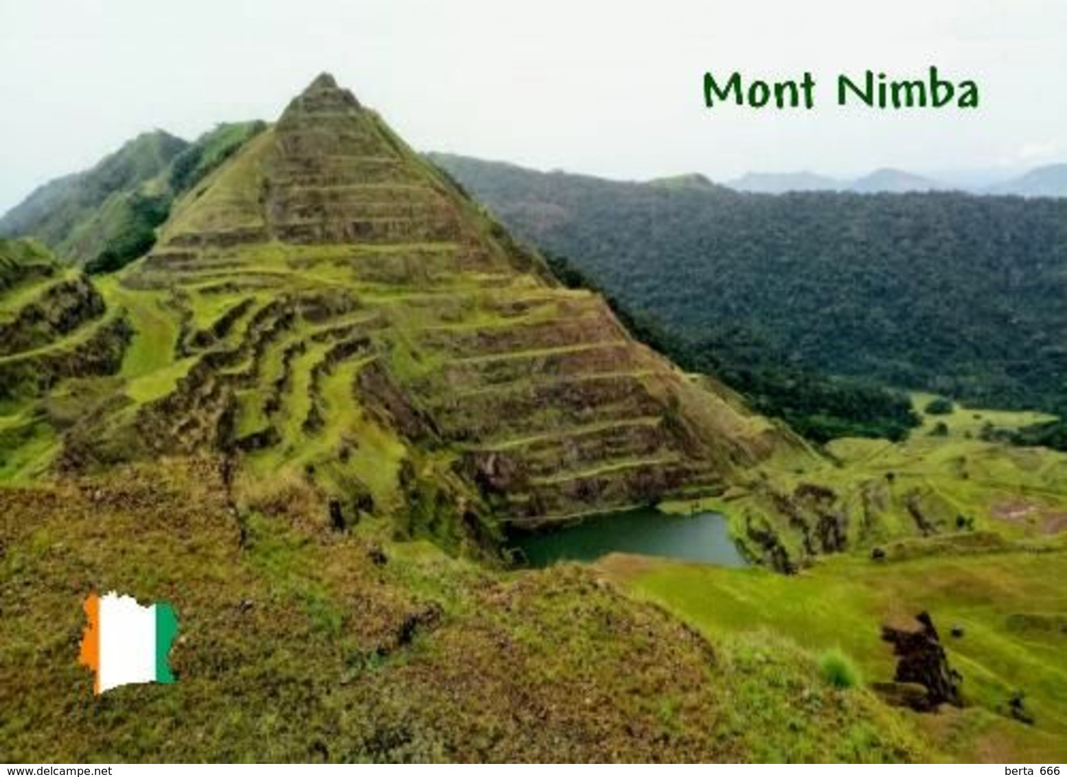 Ivory Coast Mount Nimba UNESCO Cote D'Ivoire New Postcard Elfenbeinküste AK - Ivoorkust