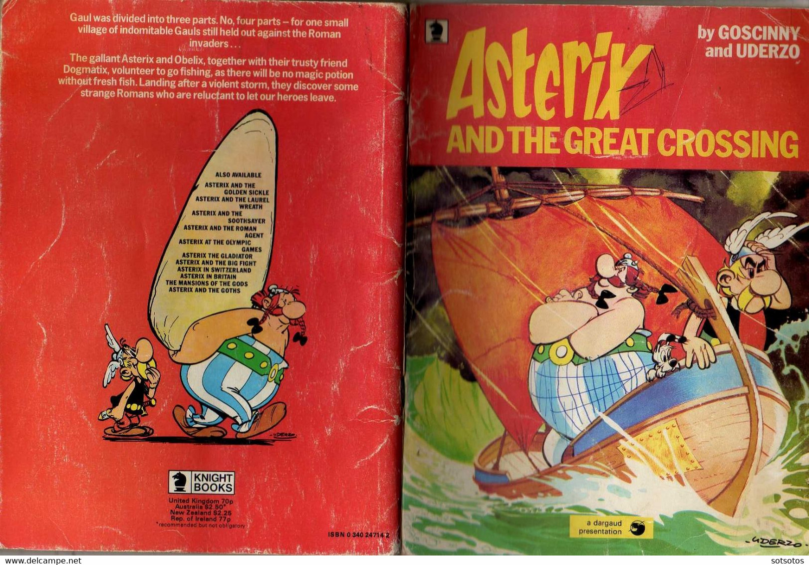 Asterix And The Great Crossing – 1979 - Übersetzte Comics