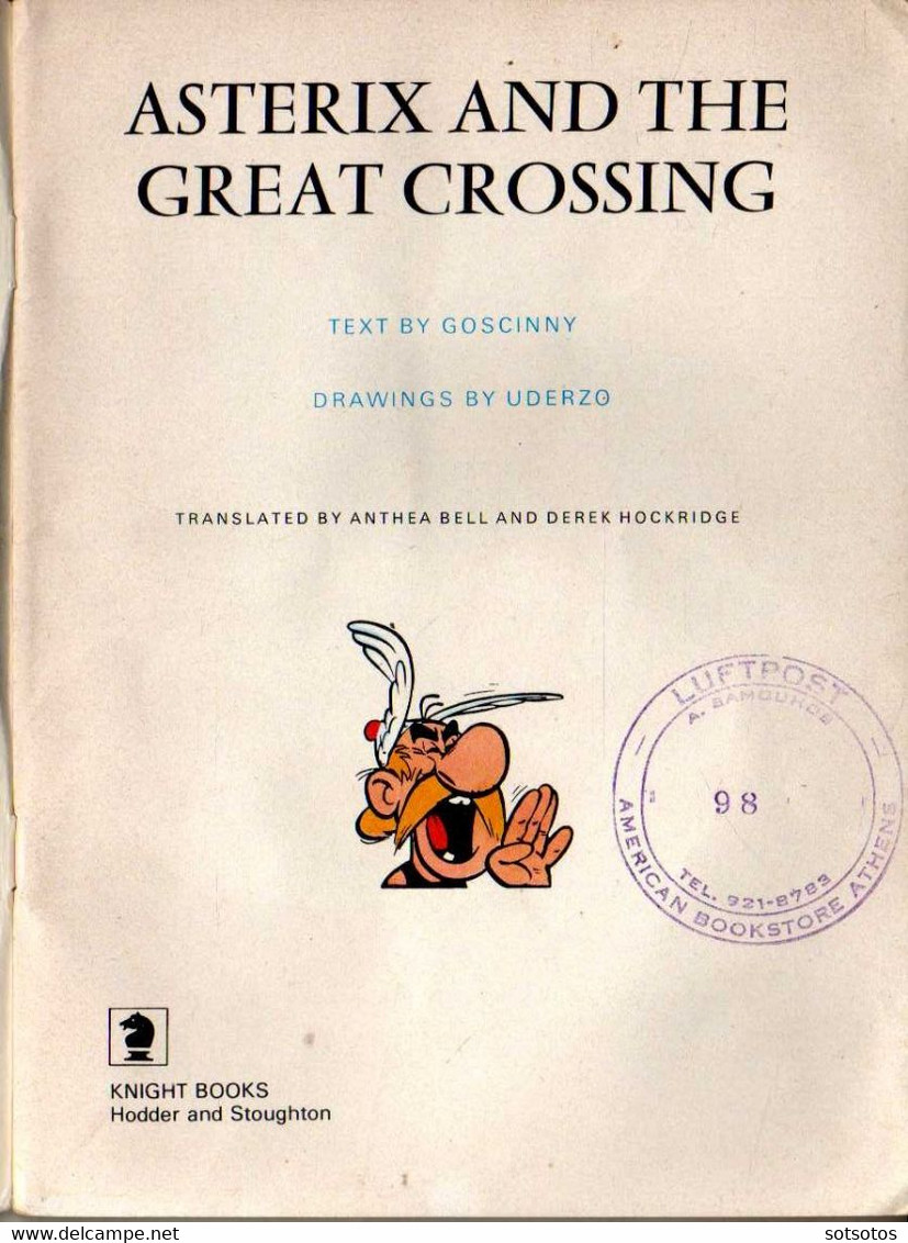 Asterix And The Great Crossing – 1979 - BD Traduites