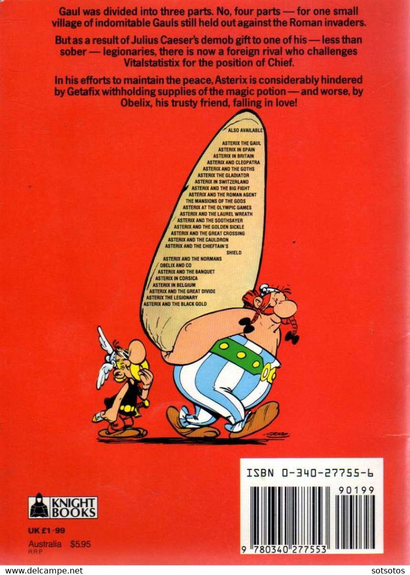 Asterix And Caesar's Gifr - 1989 - Excellent Condition Small Format - Cómic Traducidos