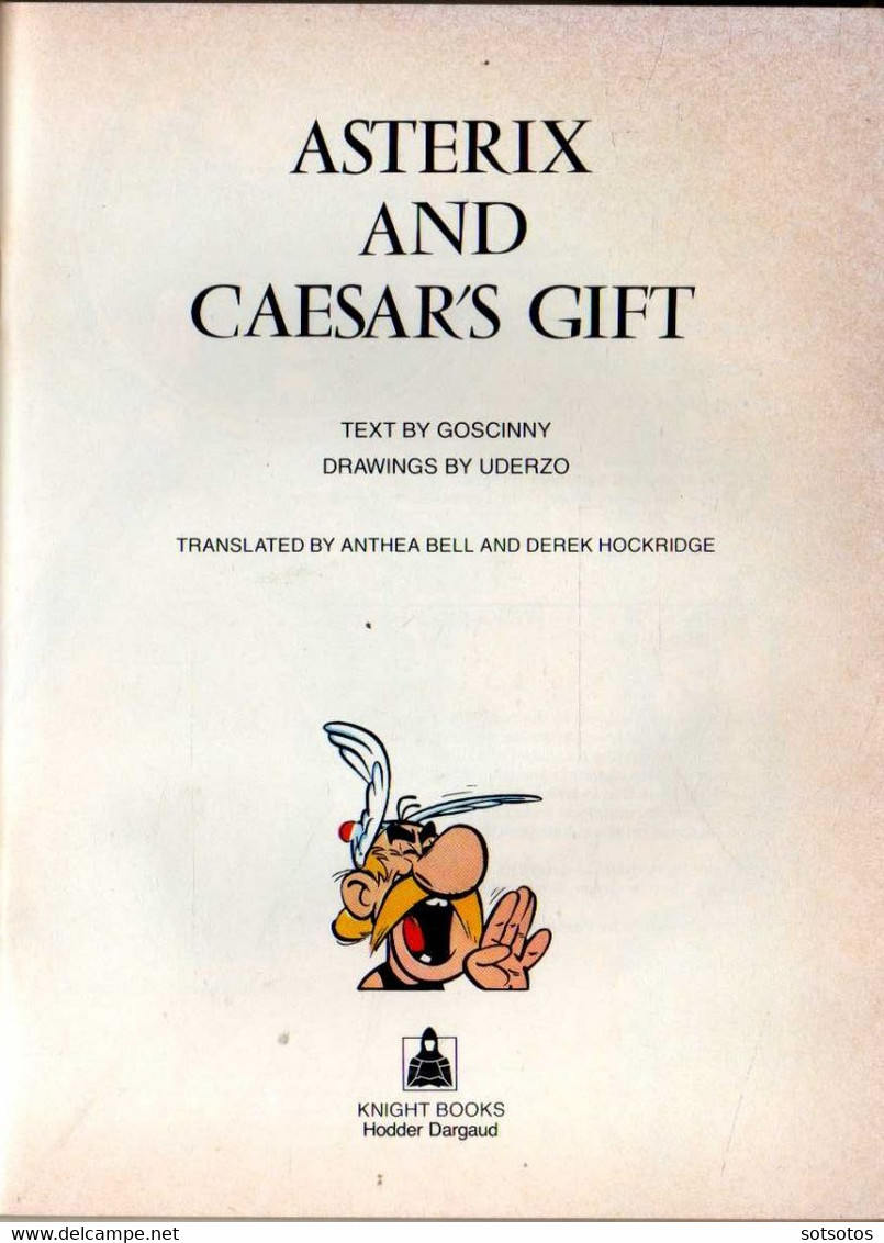 Asterix And Caesar's Gifr - 1989 - Excellent Condition Small Format - BD Traduites