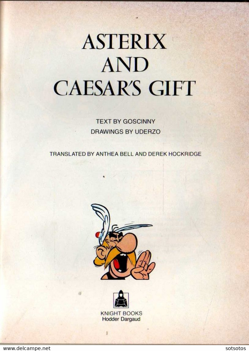 Asterix And Caesar's Gifr - 1989 - Excellent Condition Small Format - Cómic Traducidos