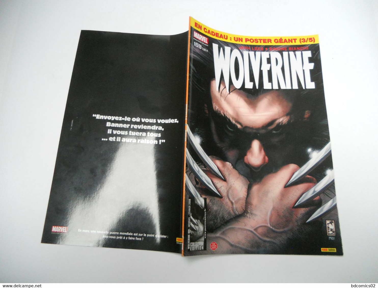 Wolverine COLLECTOR N° 169  Et Si Wolverine ( FEVRIER 2008 ) " Marvel Panini - :TTBE - Volverine