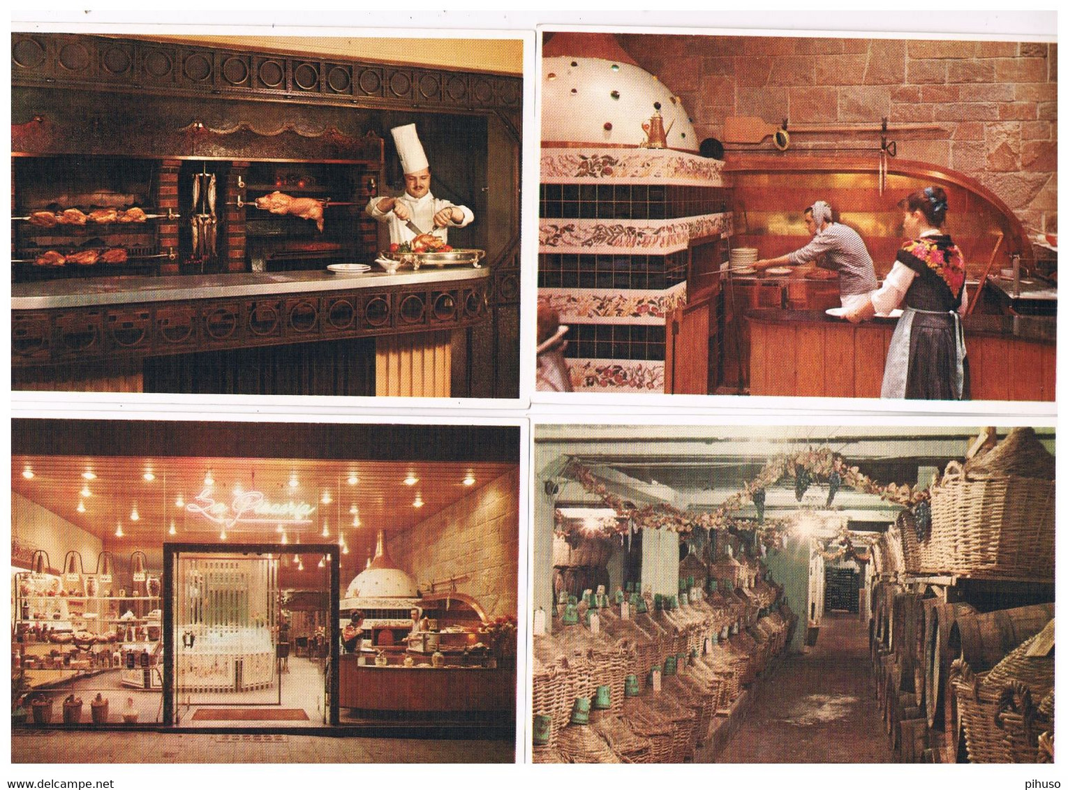 B-7964  BRUXELLES : Avenue De La Toison D'Or 59 - La Pizzeria ( Serie Of 17 Postcards) - Cafés, Hôtels, Restaurants